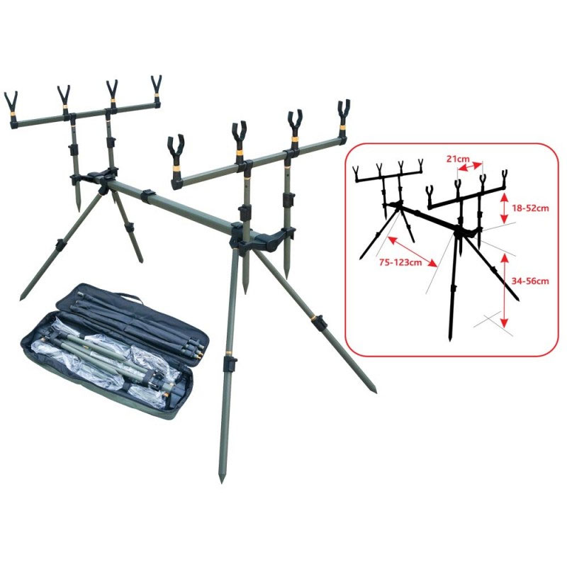 Rod Pod Baracuda 04, 4 posturi