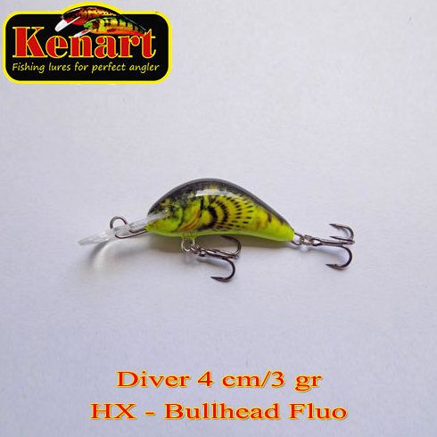 Vobler Kenart Diver F 4cm, culoare HX