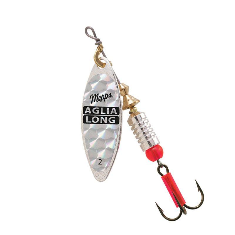 Lingura Rotativa Mepps Aglia Long, marimea 3, Rainbo Scale, 11.5gr