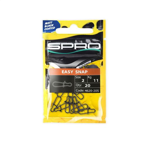 Agrafe Spro Fast Lock Matt Black Nr.0/8kg