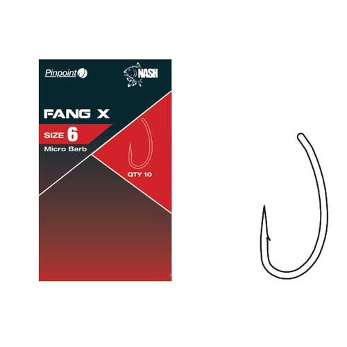 Carlige Nash Pinpoint Fang X Micro Barbed Nr.8