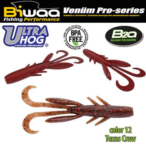 Shad Biwaa Ultra Hog 10m, culoare Texas Craw