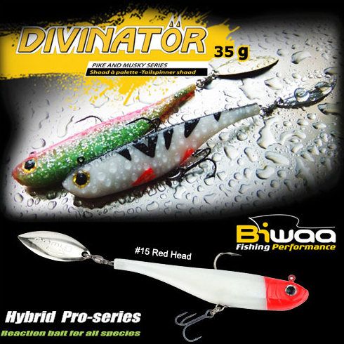 Shad Biwaa Divinator Medium 18cm/35g, culoare Red Head