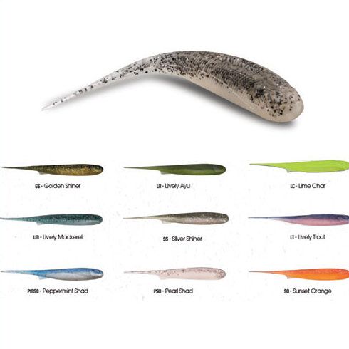 Shad Storm So-Run Spike Tail 12.5cm/10g, culoare GS