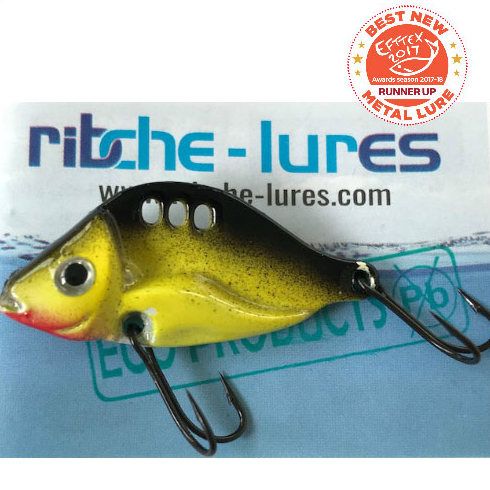Cicada Ribche Lures Rib 3 4.5cm/8g, culoare Fire Perch