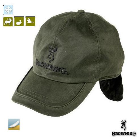 Sapca Browning cu urechi, verde