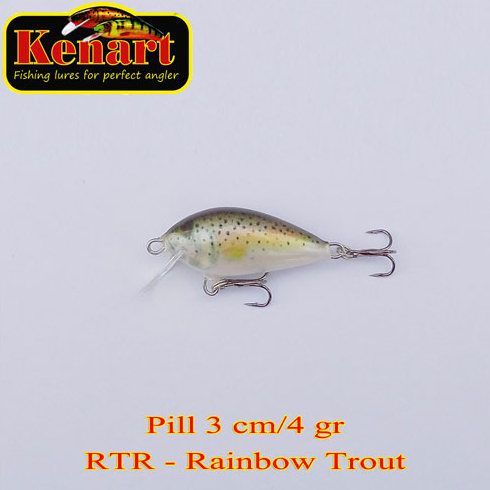 Vobler Kenart Pill S 3cm, culoare RTR