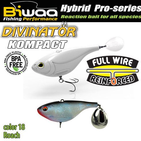 Shad Biwaa Divinator Kompact 5cm/20g, culoare Roach