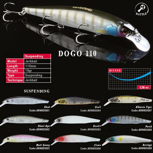 Vobler Colmic Herakles Dogo 110SP 11cm/19g, culoare Perch