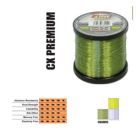 Fir fluorocarbon coated P-Line CX Premium Moss Green 0.31mm/9.18kg/2000m
