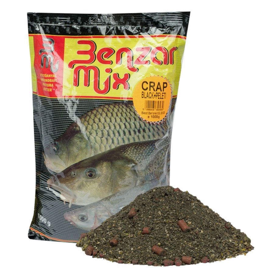 Nada Benzar Mix Crap Black+Peleti Negru 1kg
