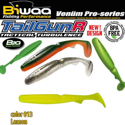 Shad Biwaa TailGunr Swimbait 9cm, culoare Lemon
