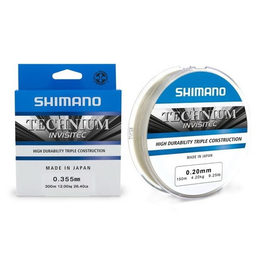 Fir monofilament Shimano Technium Invisitec 0.185mm/3.30kg/300m