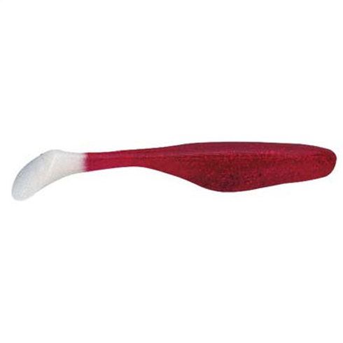Shad Bass Assassin Turbo Shad Bloody White 4"