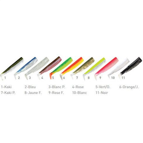 Shad Fiiish Black Minnow 12cm Black