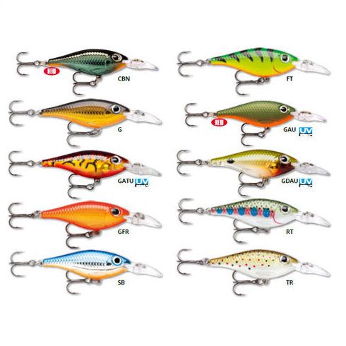 Vobler Rapala Ultra Light Shad 4cm/3g PDS