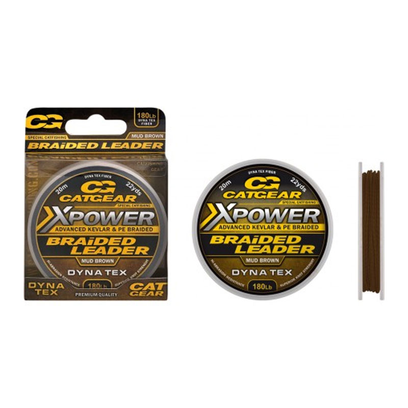 Fir textil Catgear XPower Braider Leader 230lb/20m