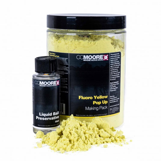 Mix Baza Boilies CC Moore Fluoro Yellow Pop-Up Pack