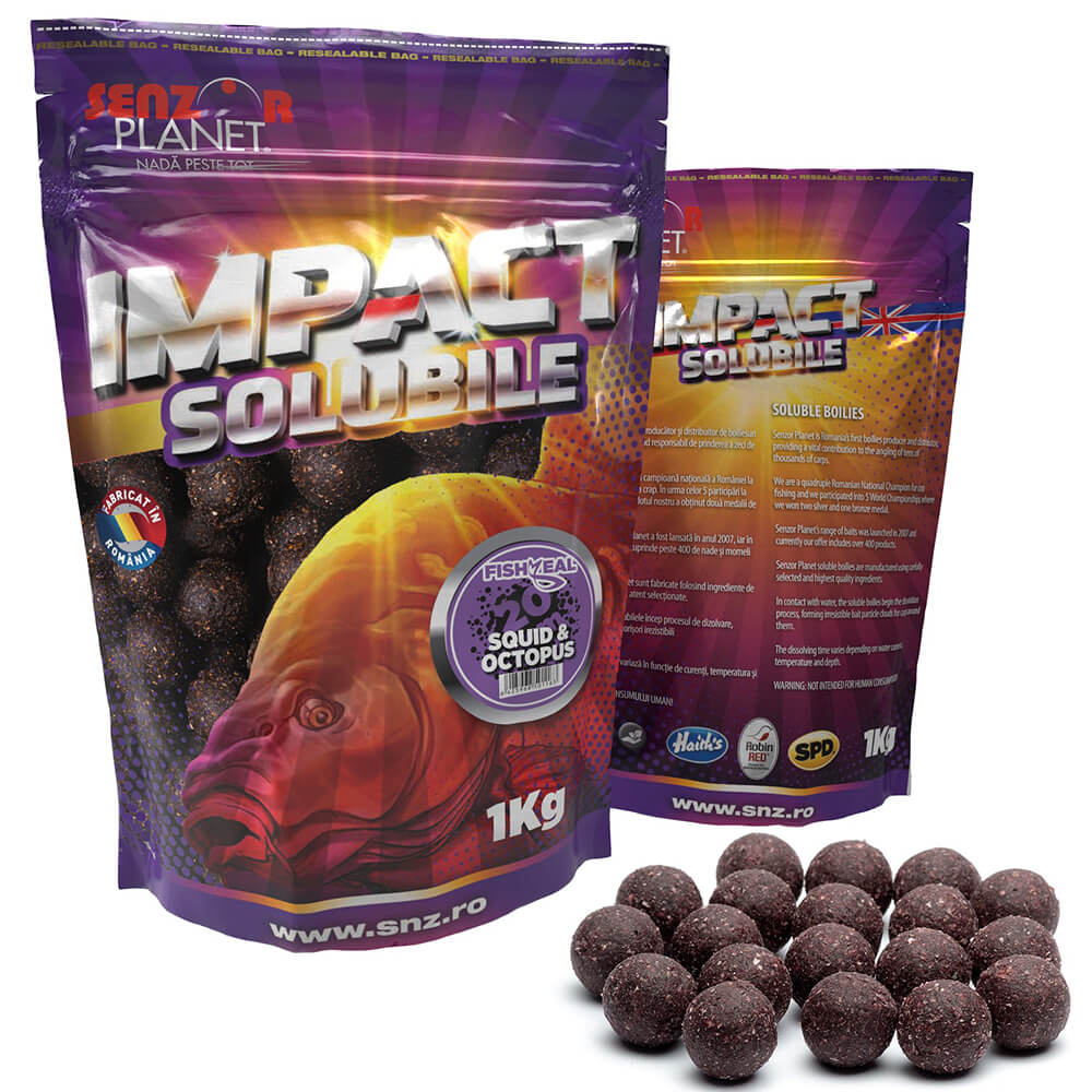 Boilies solubile Senzor Squid&Octopus - 20mm 1kg
