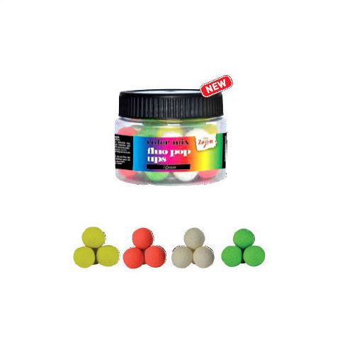 Boilies Carp Zoom Pop Up Fluo Color Mix 12mm