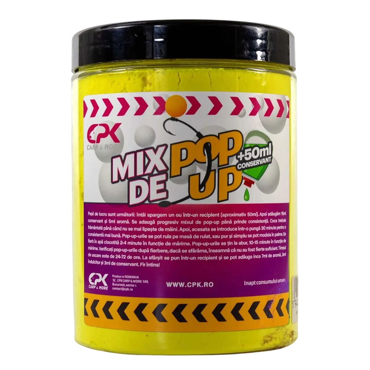 Mix boilies CPK Pop-Up Galben II + 50ml Conservant