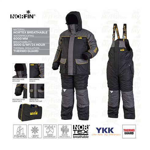 Costum Norfin Atlantis Gray, marime XL