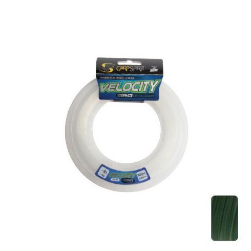 Fir monofilament Carp Spirit Velocity Impact Abrasion Shock Leader Clear 0.50mm/18.15kg/100m