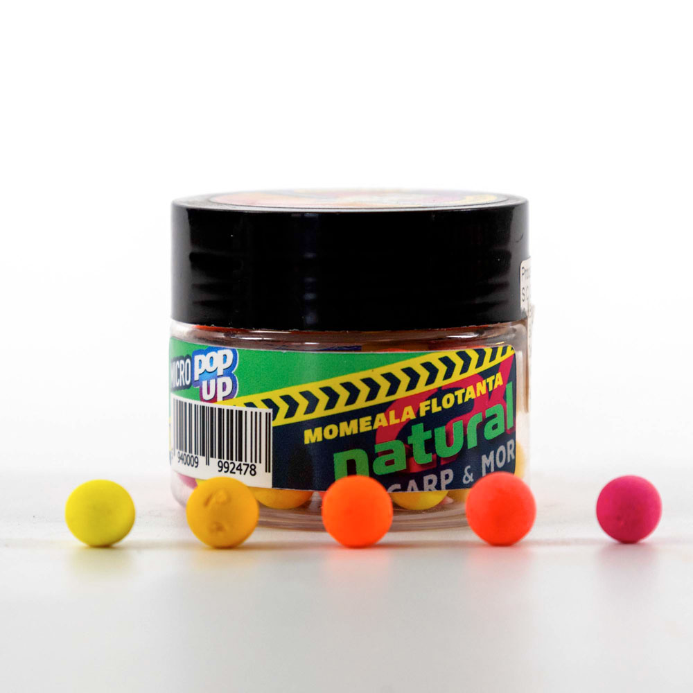 Boilies CPK Micro Pop-Up, Natural, 8mm