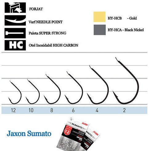 Carlige Jaxon Sumato Chinta Galben nr.8