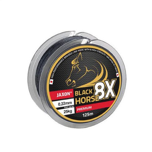 Fir textil Jaxon Black Horse PE8X Premium 0.08mm/5kg/10m