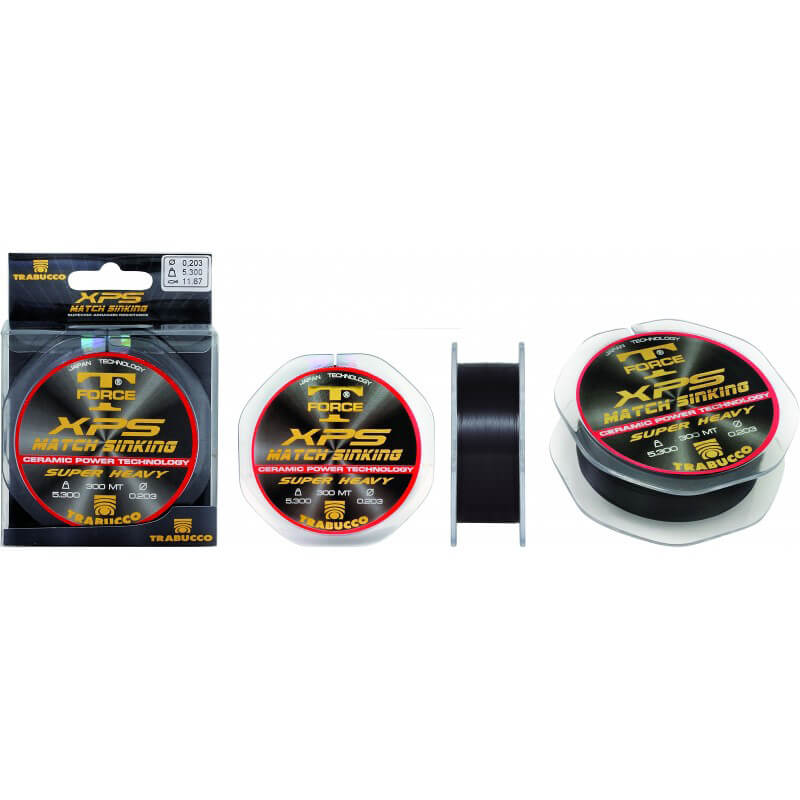 Fir monofilament Trabucco T-Force XPS Match Sinking O.14mm/150m