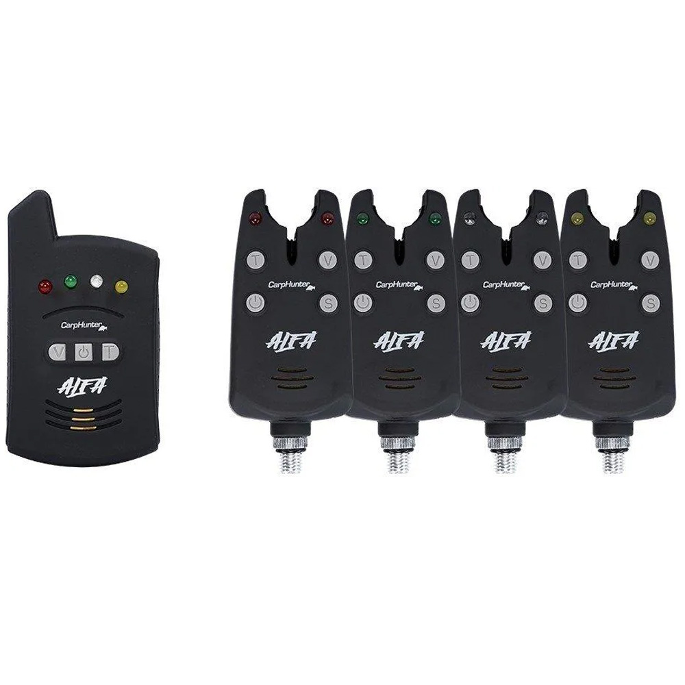 Set 4 senzori + statie Carp Hunter Alfa