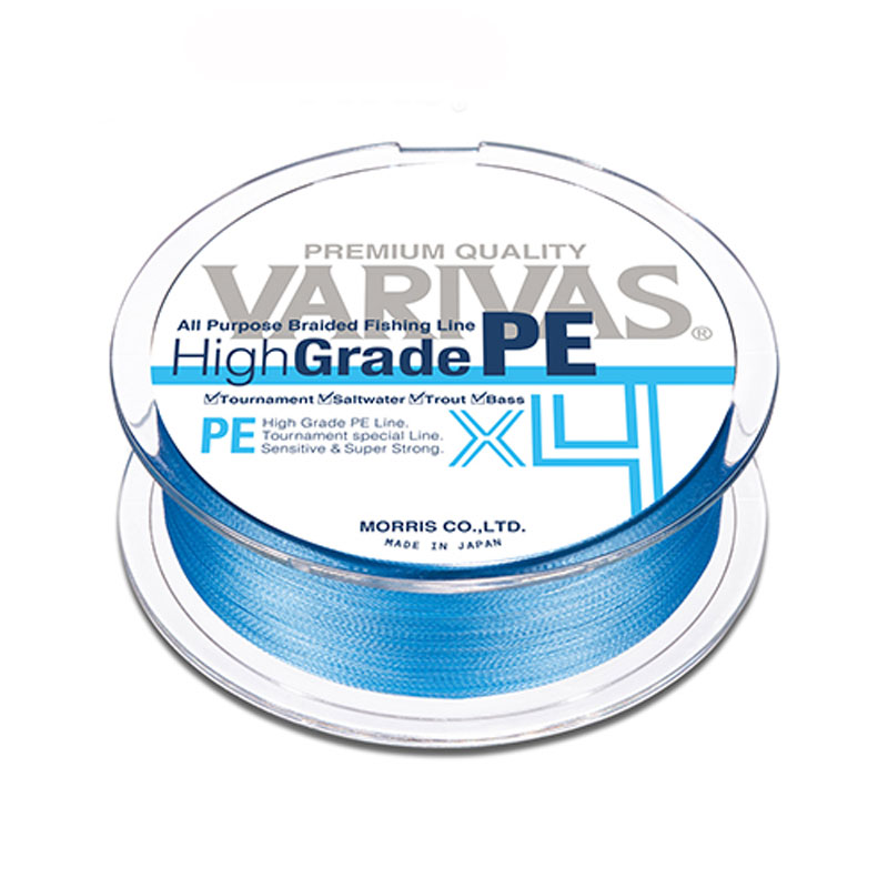Fir textil Varivas High Grade PE X4 Water Blue 0.128mm/12lb/150m
