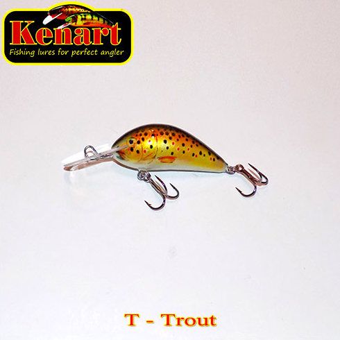 Vobler Kenart Shark F 4cm, culoare T